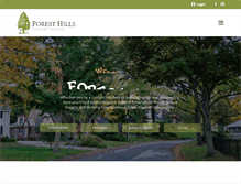 Tablet Screenshot of foresthillsindy.org